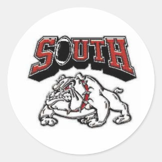 Fort Zumwalt South Jr Bulldogs Football Club Store Runder Aufkleber