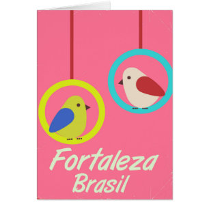 Fortaleza Brasilien Vintage-Reiseposter