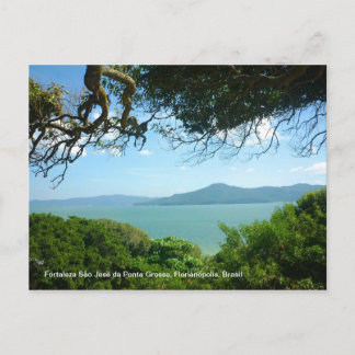 Fortaleza São José, Florianópolis, Brasilien. Postkarte