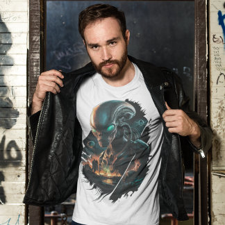fortgeschrittene Alien T-Shirt