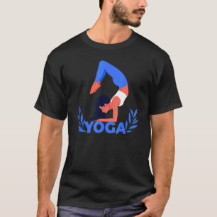 Fortgeschrittene Pose Meditation Yoga T-Shirt