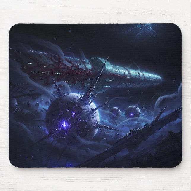 Fortgeschrittenes Forschung-U-Boot navigiert Minen Mousepad (Vorne)