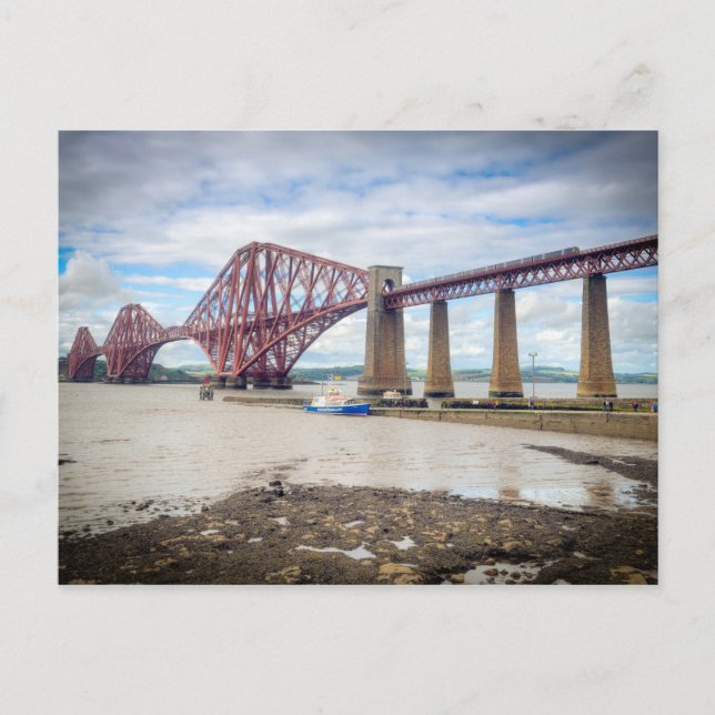 Forth Bridge Postkarte (Vorderseite)