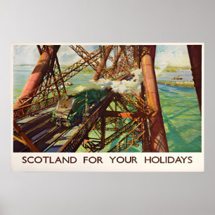 Forth Bridge, Schottland für Urlaub Poster