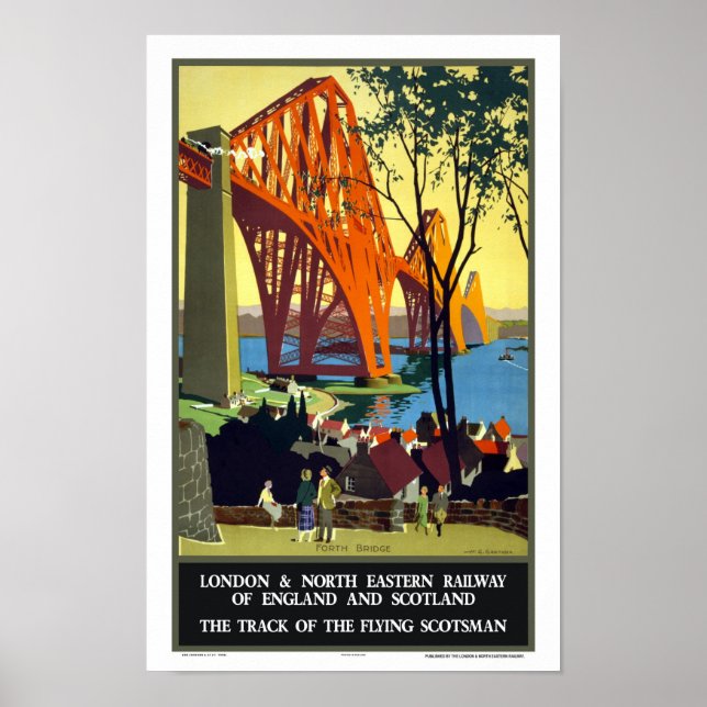 Forth Bridge - Schottland Poster (Vorne)