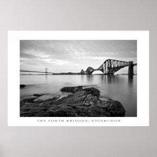 Forth Bridges, Edinburgh - Print Poster
