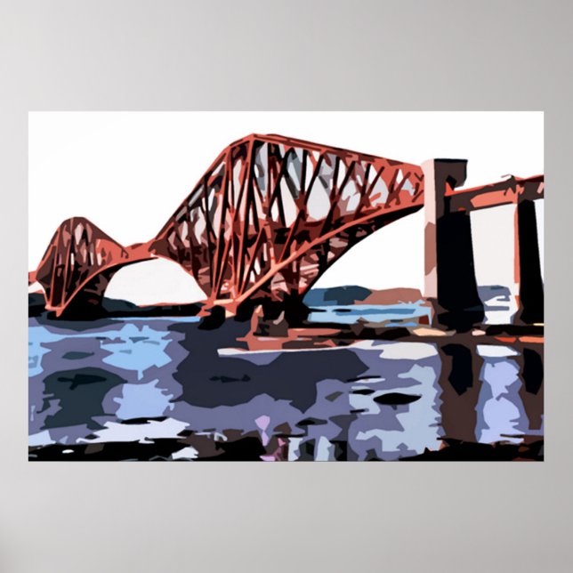 Forth Rail Bridge Poster (Vorne)
