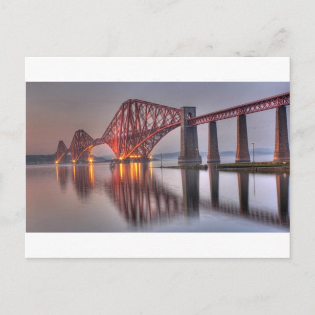 Forth Rail Bridge Postkarte (Vorderseite)