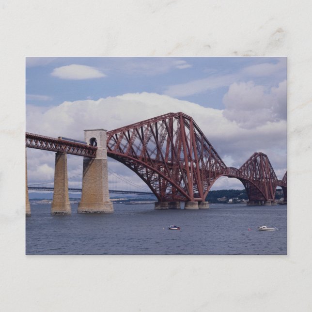 Forth Rail Bridge, Schottland Postkarte (Vorderseite)