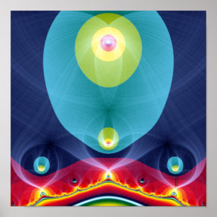 Forth Tetragrammaton (12" x 12") Art Print Poster