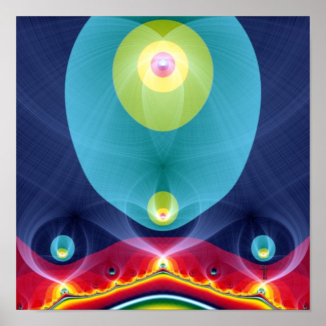 Forth Tetragrammaton (12" x 12") Art Print Poster (Vorne)