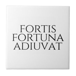 Fortis Fortuna Adiuvat Fliese