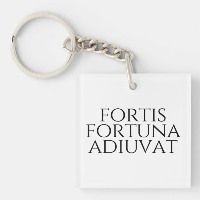Fortis Fortuna Adiuvat Schlüsselanhänger (Vorderseite)