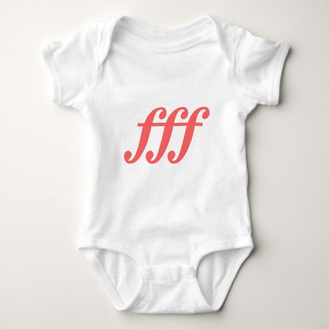 Fortissimo Possibile Baby Strampler (Vorderseite)