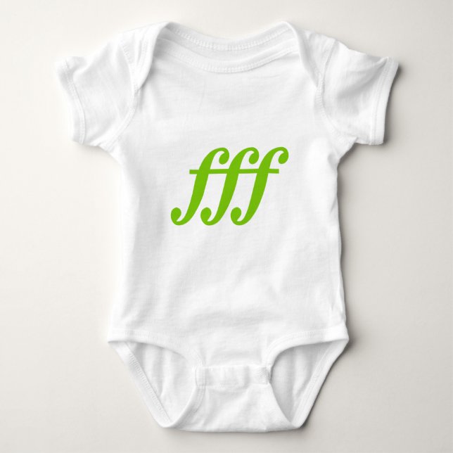 Fortissimo Possibile Baby Strampler (Vorderseite)
