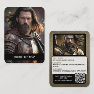 Fortitude Cosplay Charakter Tausch Karten QR Code