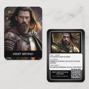 Fortitude Cosplay Charakter Tausch Karten QR Code