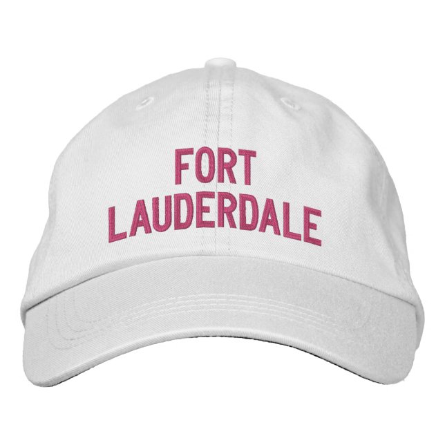 FORTLAUDERDALE BESTICKTE BASEBALLKAPPE (Vorderseite)