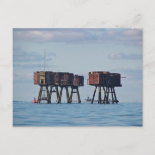 Forts in der Themse Postkarte