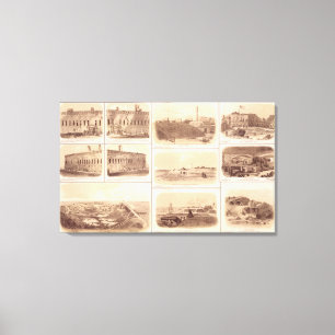 Forts Sumter u. Moultrie, Sullivans Insel Leinwanddruck