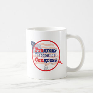 Fortschritt. Das Gegenteil des Kongresses Tasse