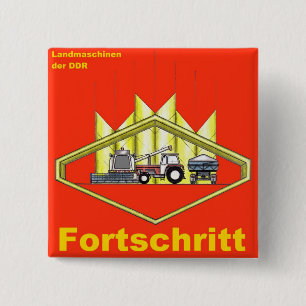 Fortschritt DDR-Konstruktion Button