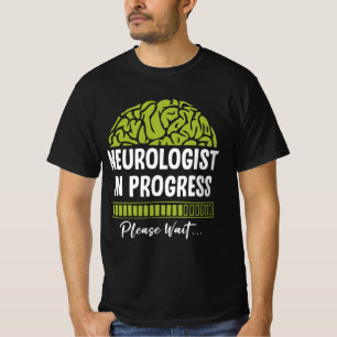 Fortschritt des Neurologen Bitte warten Sie auf Ne T-Shirt
