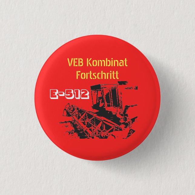 Fortschritt Design DDR Button (Vorderseite)