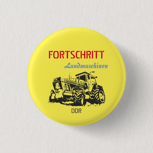 Fortschritt Design DDR Button (Vorderseite)