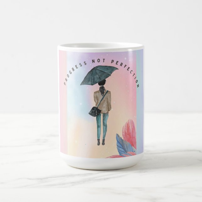 Fortschritt nicht perfekt kaffeetasse (Mittel)