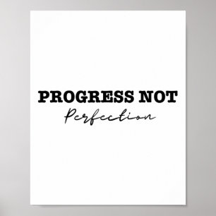 Fortschritt nicht Perfektion Depression und Suizid Poster