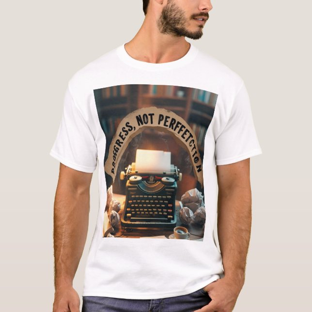 Fortschritt, nicht Perfektion T-Shirt (Vorderseite)