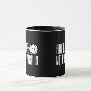 Fortschritt, nicht Perfektion – Tasse