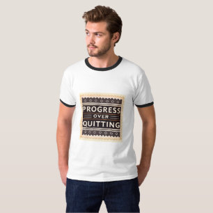 Fortschritt statt Aufgeben   Wachstumsmentalität M T-Shirt