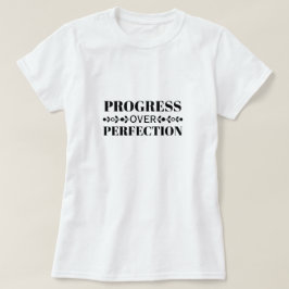 Fortschritt statt Vollkommenheit Motivation Achtsa T-Shirt