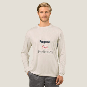 Fortschritt statt Vollkommenheit – Motivierende Ty Tri-Blend Shirt