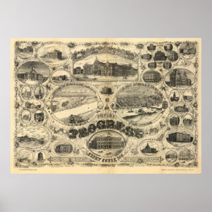 Fortschritt von St. Louis - 1884 (Vogel) Poster