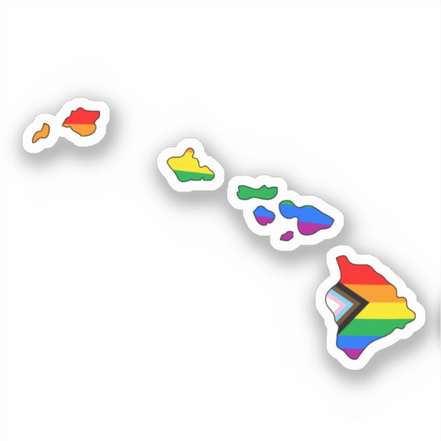Fortschritte bei der LGBTQ-Staatsstolz-Entwicklung Aufkleber (Vorderseite)