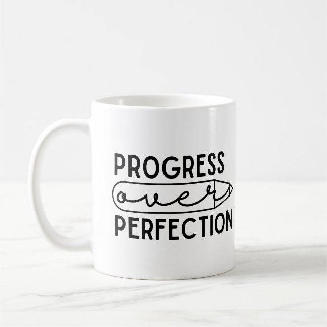 Fortschritte bei der Perfektion Kaffeetasse (Links)