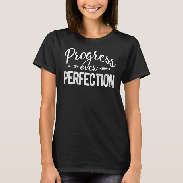 Fortschritte bei der Perfektion Sped Educator Bac T-Shirt (Vorderseite)