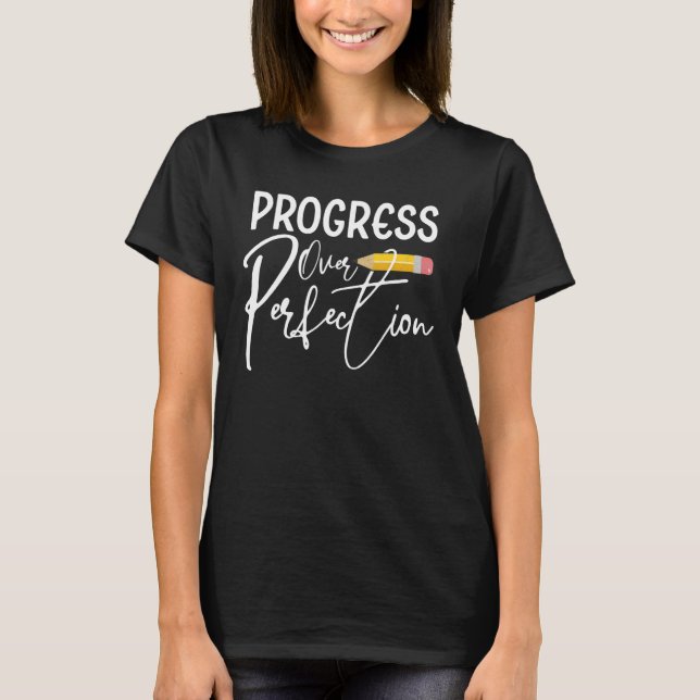 Fortschritte bei der Perfektion Sped Educator Bac T-Shirt (Vorderseite)