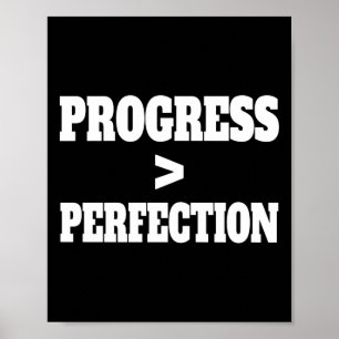 Fortschritte bei Motivierend Zitat Poster