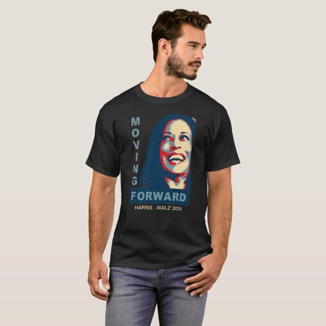 FORTSCHRITTE - Harris Walz 2024 T-Shirt (Vorne ganz)