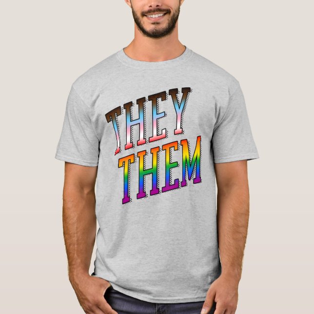 Fortschritte Pronouns sie T-Shirt (Vorderseite)