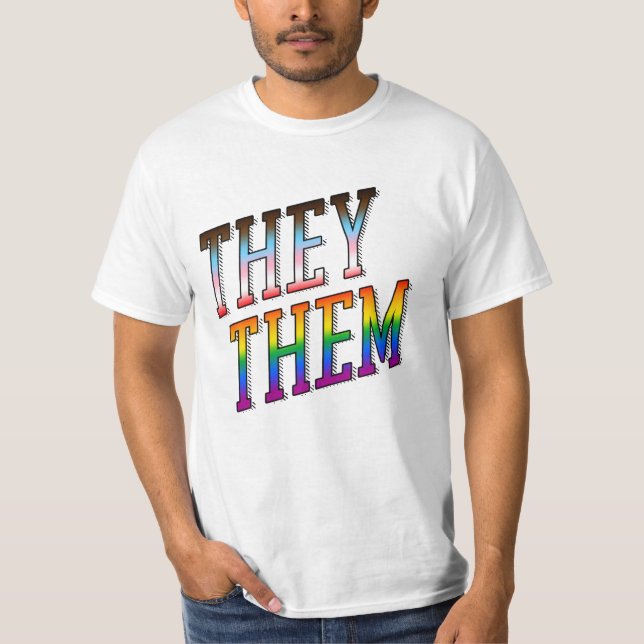Fortschritte Pronouns sie T-Shirt (Vorderseite)