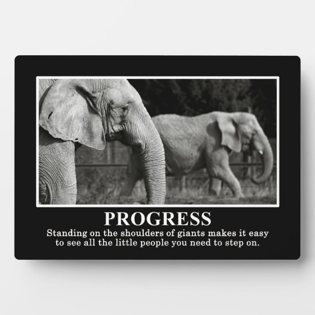 Fortschritte Stehend auf den Schultern der Gigante Fotoplatte (Vorderseite)