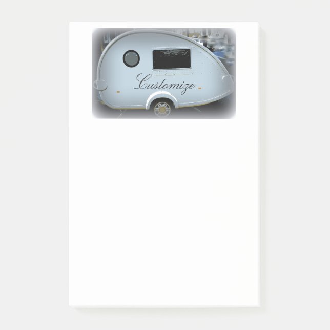 Fortschrittlicher Teardropanhänger-Sinti und Post-it Klebezettel (Vorderseite)