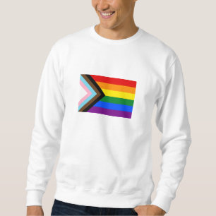 Fortschritts-Pride-Flagge Sweatshirt