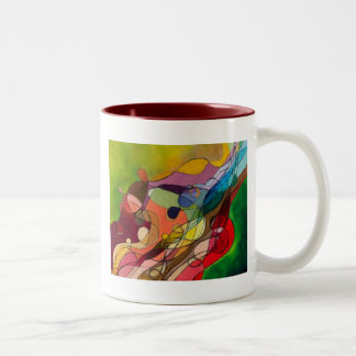 Fortschritts-Tasse Zweifarbige Tasse