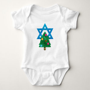 Fortsetzung Christmukah hanukkah Baby Strampler